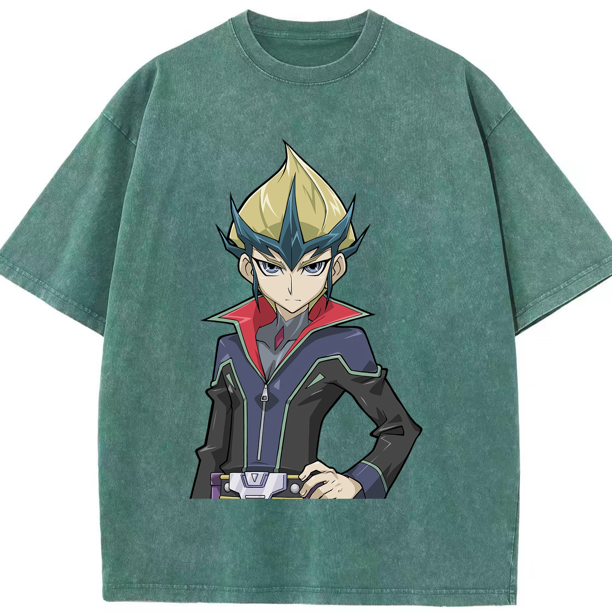 （画像用） 遊☆戯☆王 Yu-Gi-Oh! 綿100% ヴィンテージ風 半袖Tシャツ（フロントプリント）